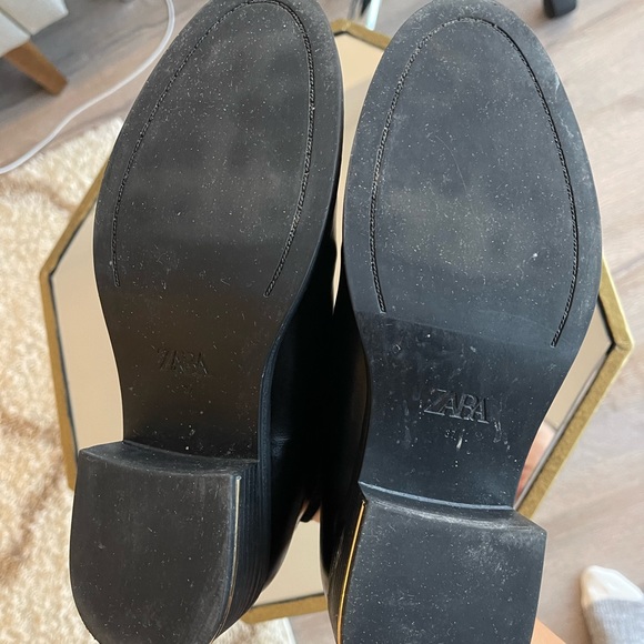 Zara heeled sock style ankle boots - Picture 3 of 3